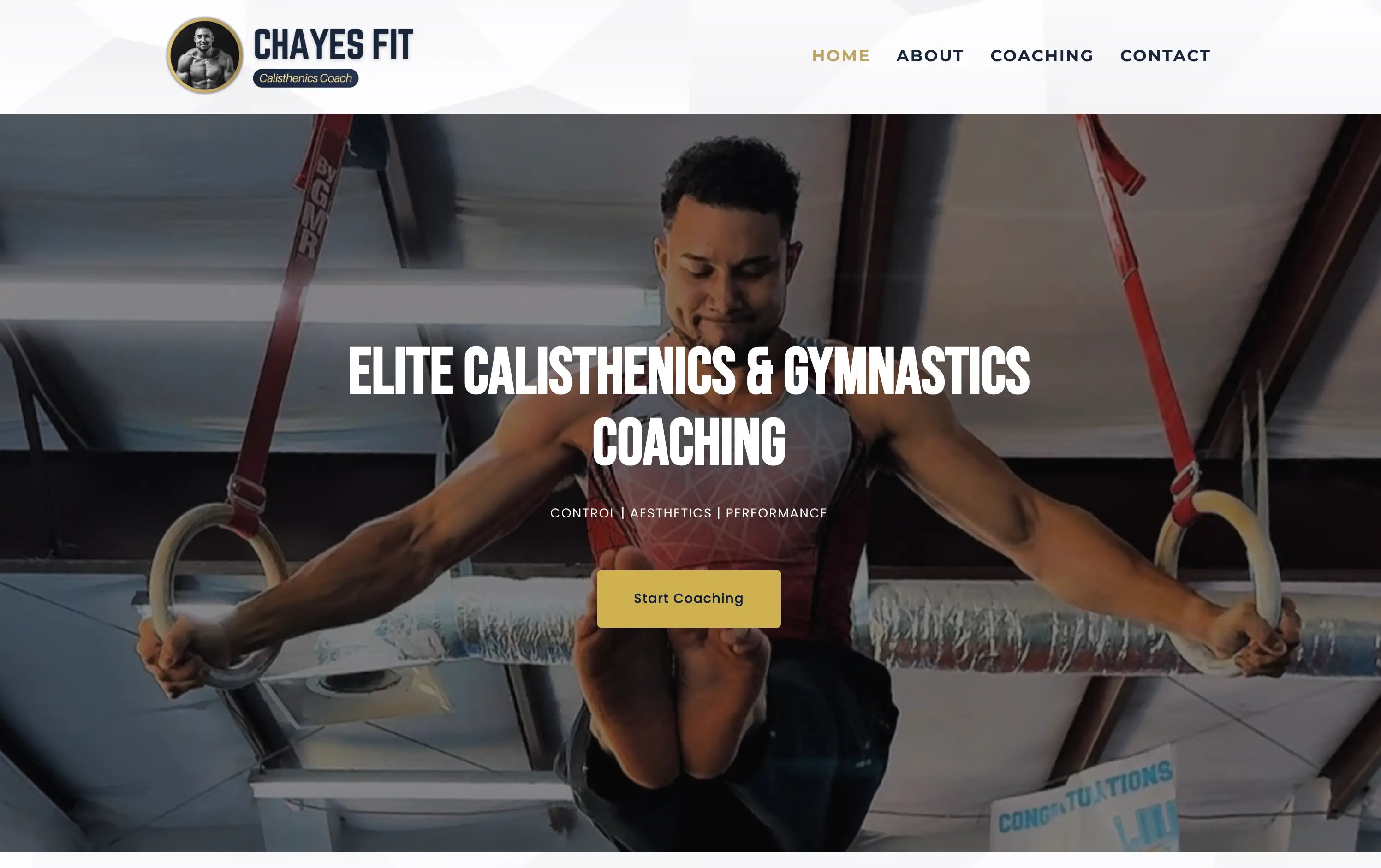 Chayes Fit website screenshot