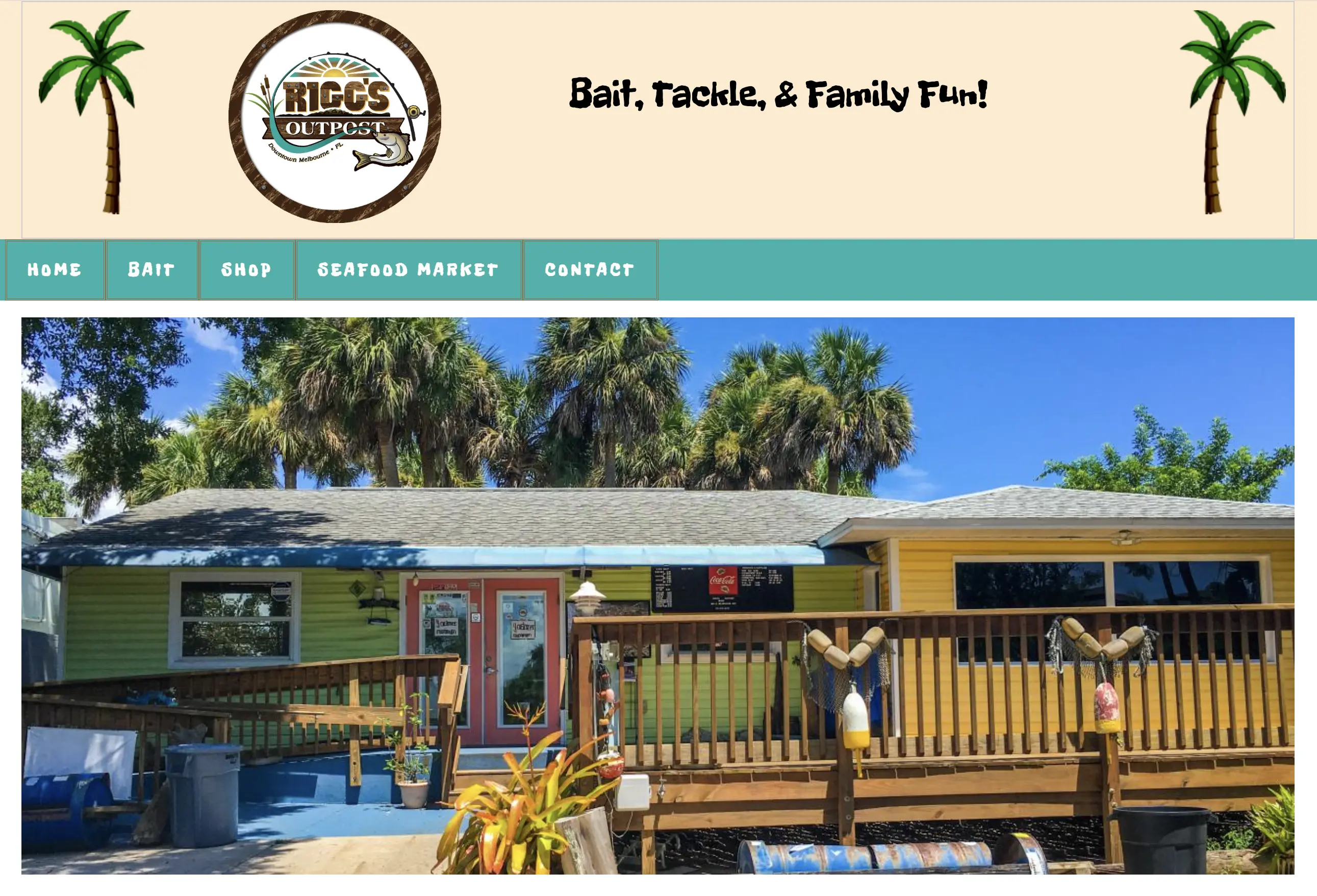 Rigg's Outpost website screenshot